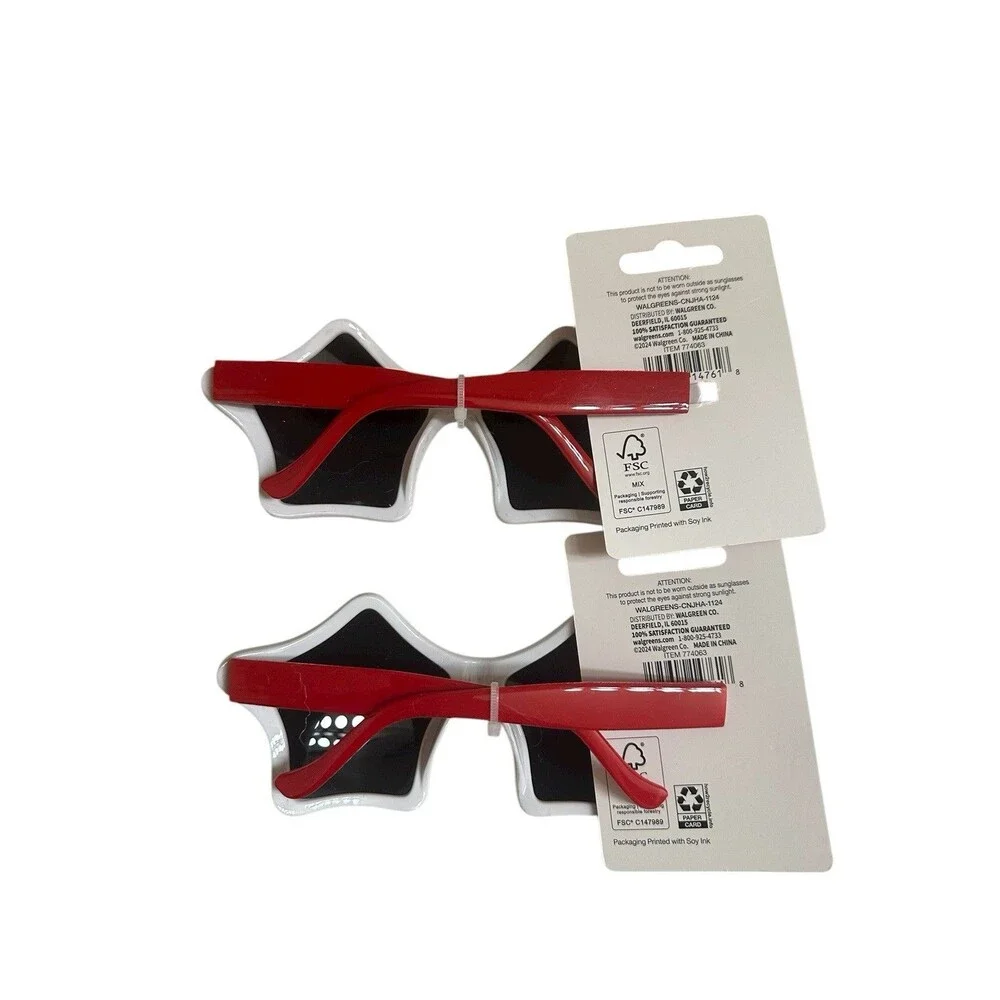 NWT Bundle Stars & Stripes Patriotic 4th of July Kids Headbands Sunglasses Tie